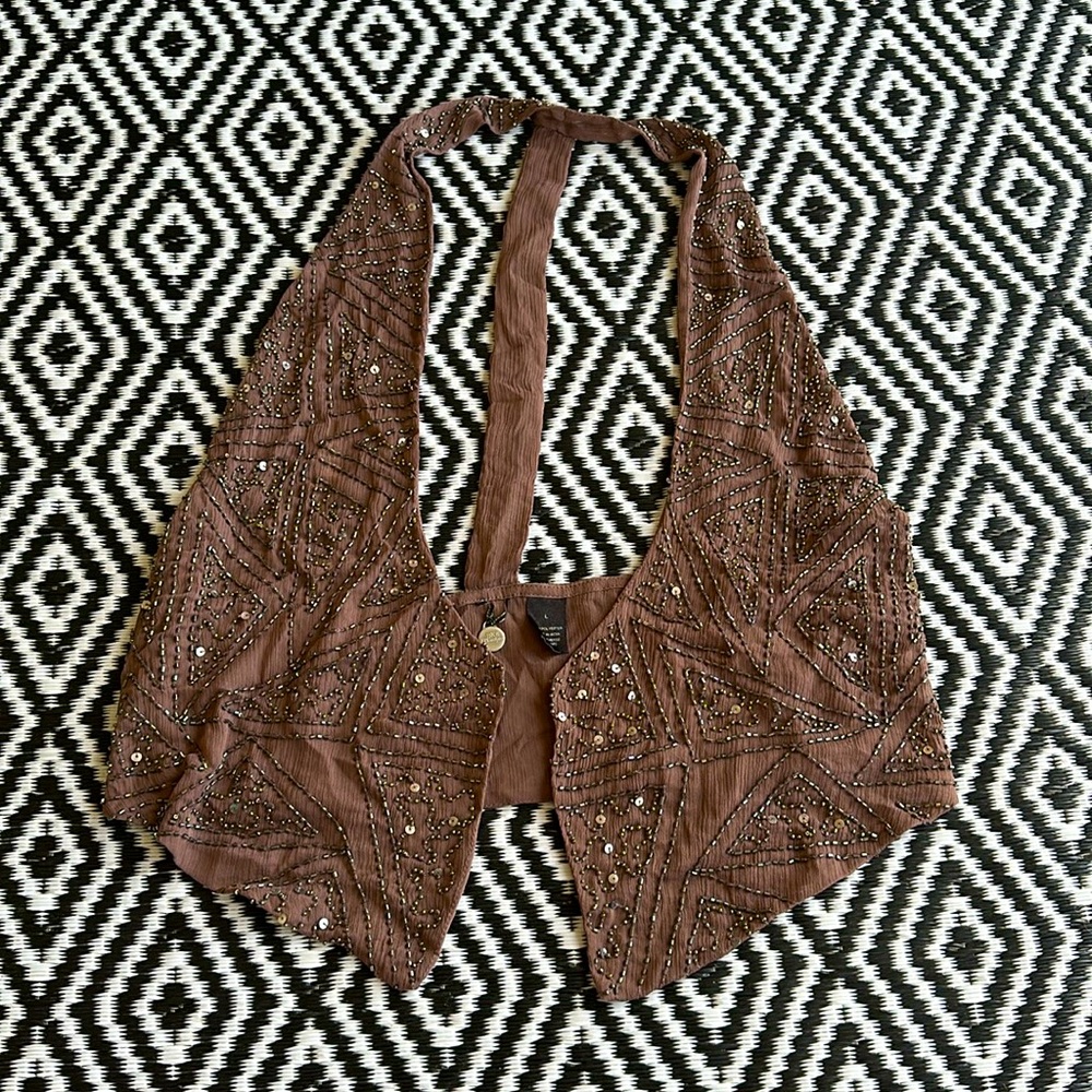 Sequin Vest - Buckle